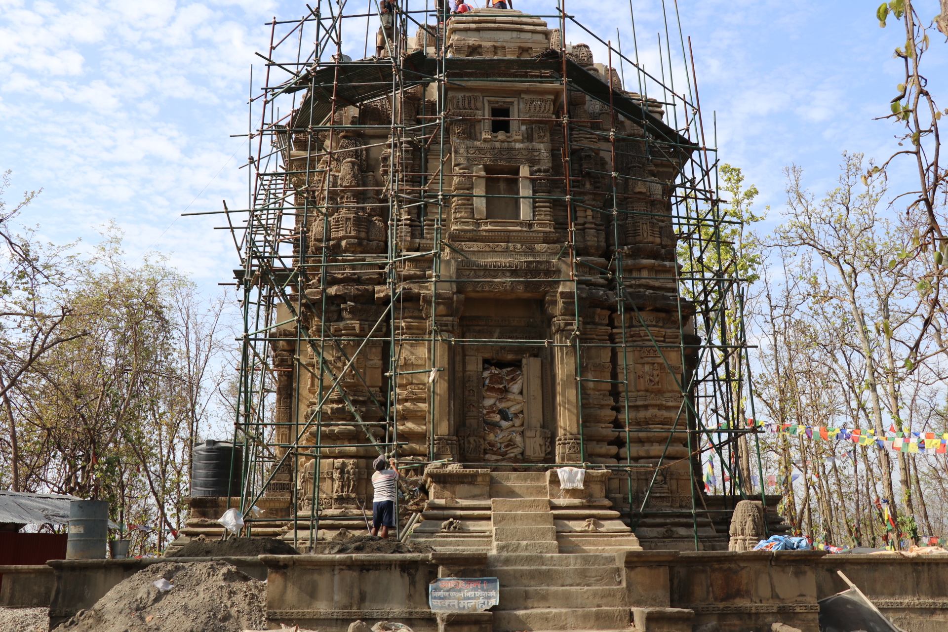 Construction of police station in Kankrebihar