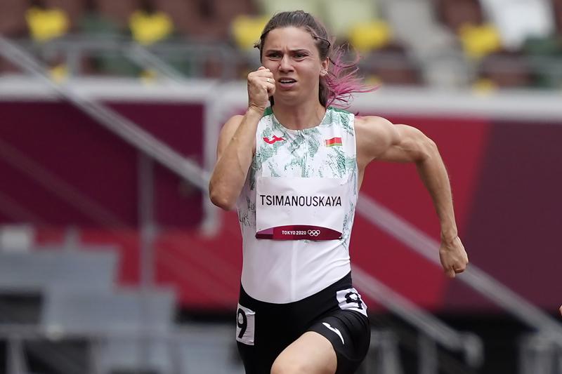 Belarus runner alleges Olympic team tried to send her home