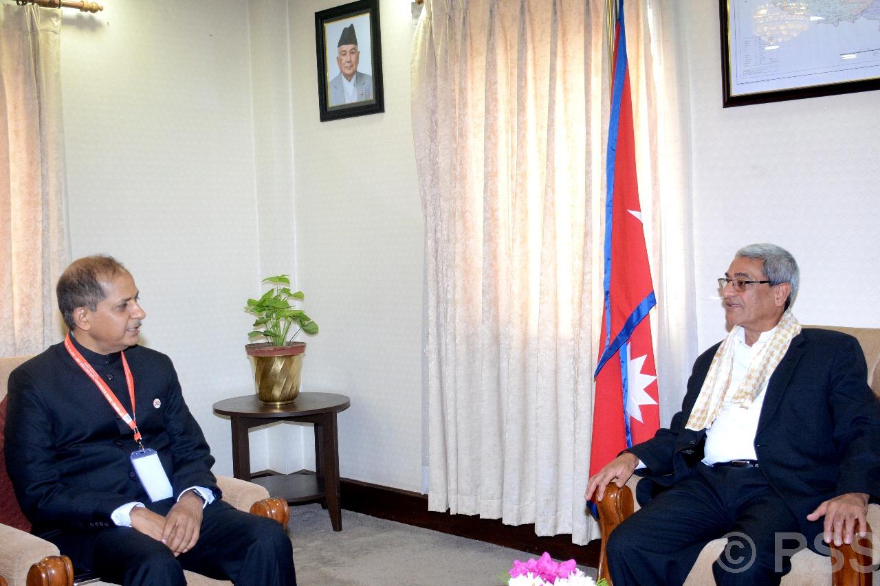 SSB, India’s high-level delegation calls on Home Minister Lekhak