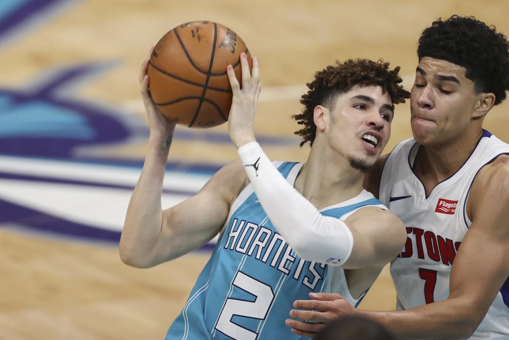 Charlotte Hornet’s LaMelo Ball returns, helps Hornets beat Pistons 107-94