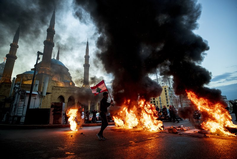 Lebanon’s protesters send a dark, angry message