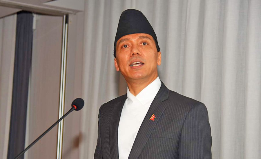 Ambassador Thapa presents Letter of Credence