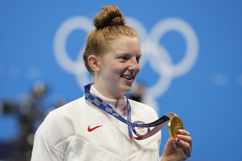 Alaska’s first Olympic swimmer wins gold