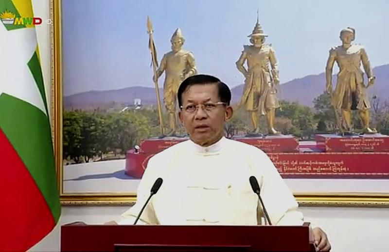 100 days in power, Myanmar junta holds pretense of control