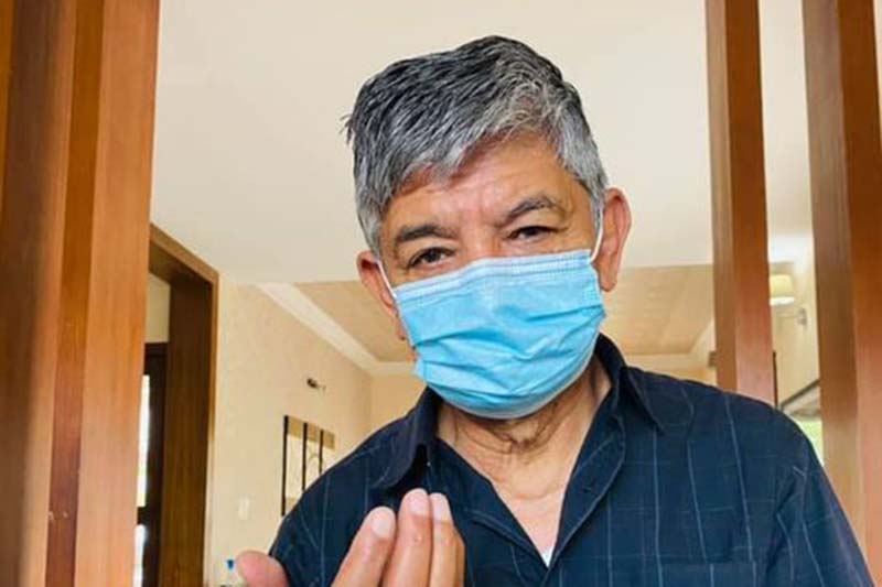 Madan Krishna Shrestha undergoes angioplasty