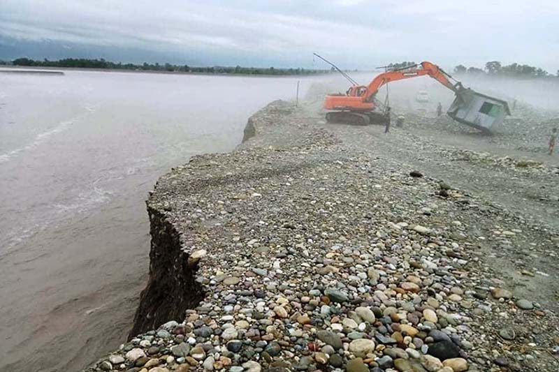 Three stranded in Mahakali River rescued