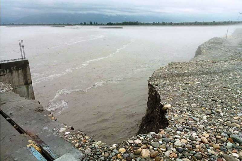 Saptakoshi’s 33 sluice gates opened after water level increases