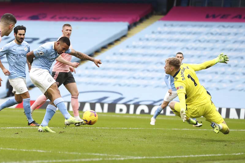 Jesus earns EPL leader Man City 1-0 win over Sheffield Utd