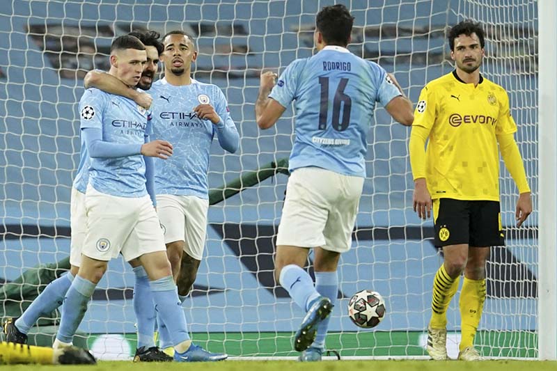 Foden outshines Haaland to give City 2-1 lead over Dortmund