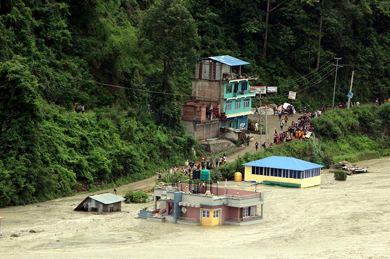 Sindhupalchowk flood update: 31 swept by river go missing