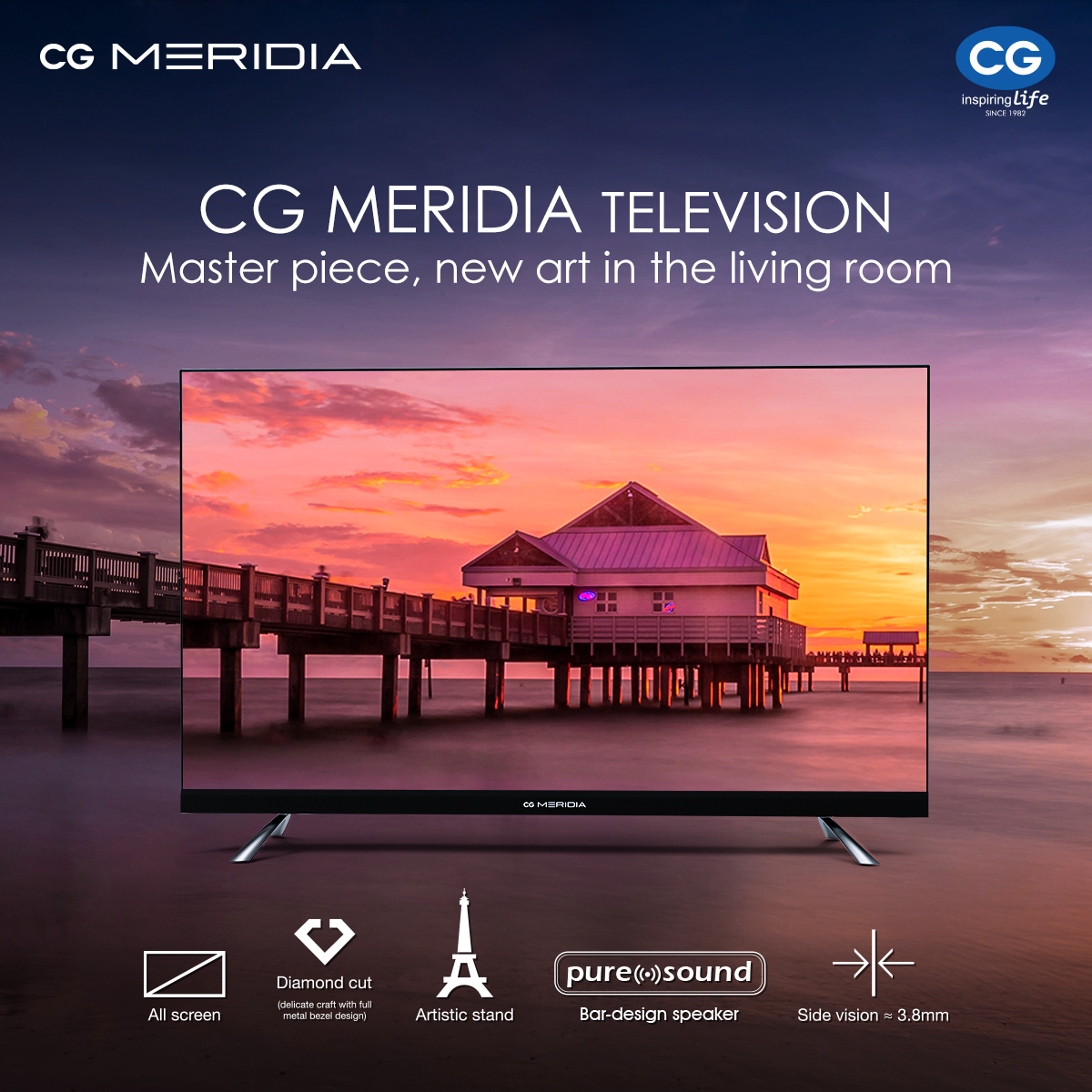 CG launches innovative ‘CG Meridia’ premium TV