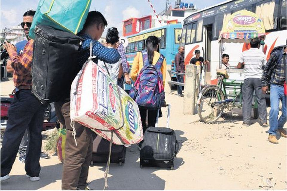 Nepali migrant workers unable to return home for Dashain