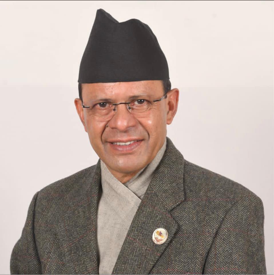 Former Minister Dr. Rijal provides Rs 5 million in donation