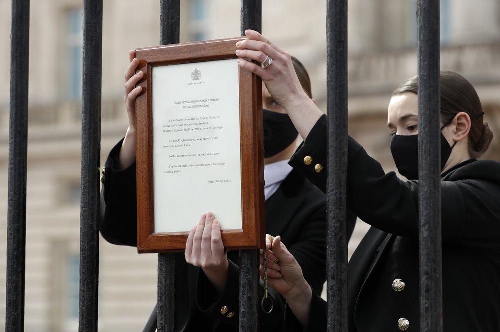 Britain mourns Prince Philip; leaders honor service to Queen