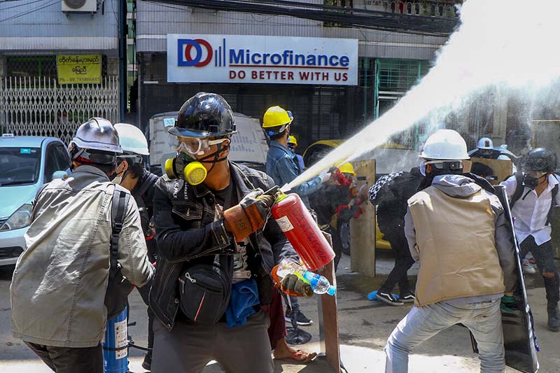 Myanmar crackdown on protests, widely filmed, sparks outrage