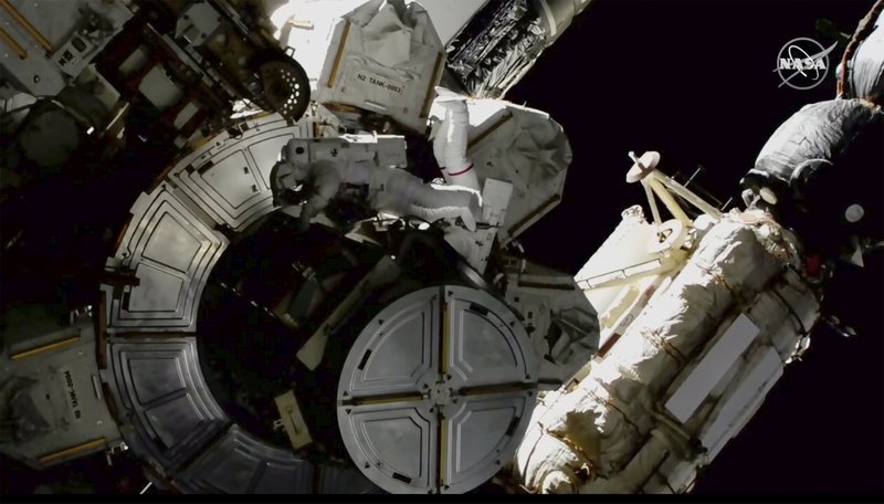 Spacewalkers take extra safety precautions for toxic ammonia