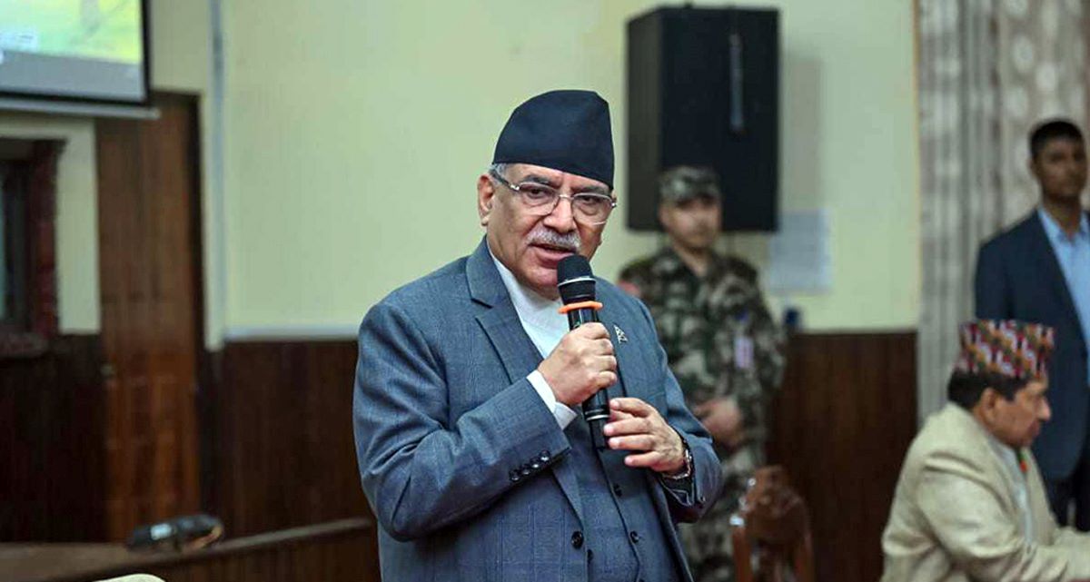 PM Dahal hails Manav Sewa Ashram’s campaign