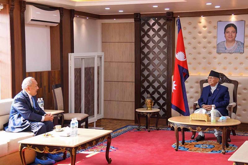 Thai Ambassador to Nepal Vorasaph calls on PM