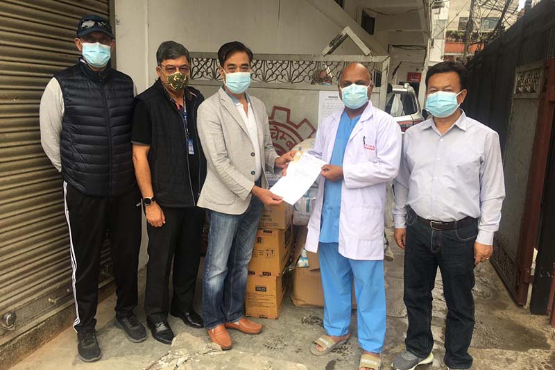 Nepal Chamber continues support to hospitals