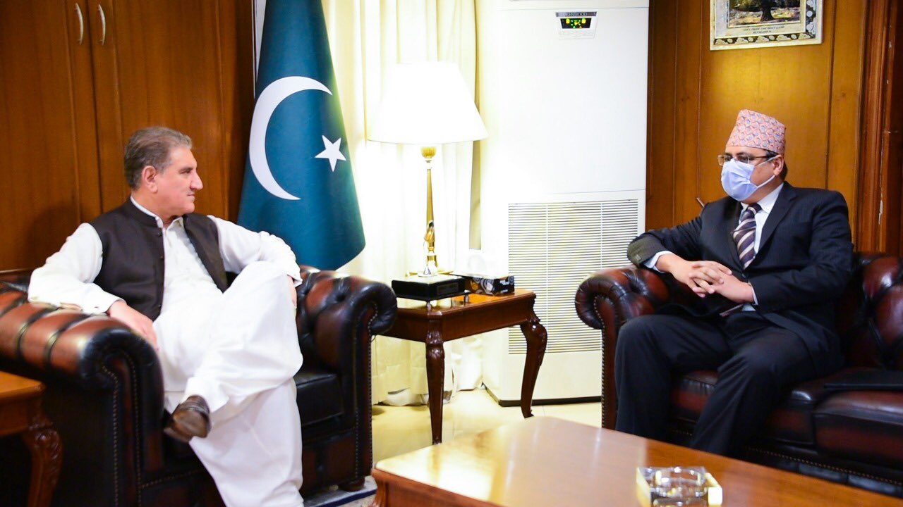 Ambassador of Nepal calls on Pakistan Foreign Minister Qureshi