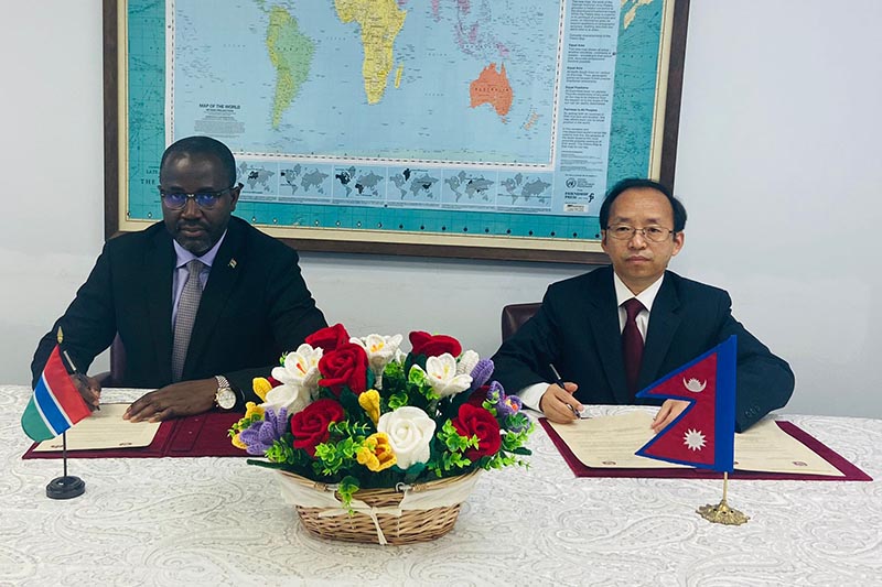 Nepal, the Gambia establish diplomatic relations