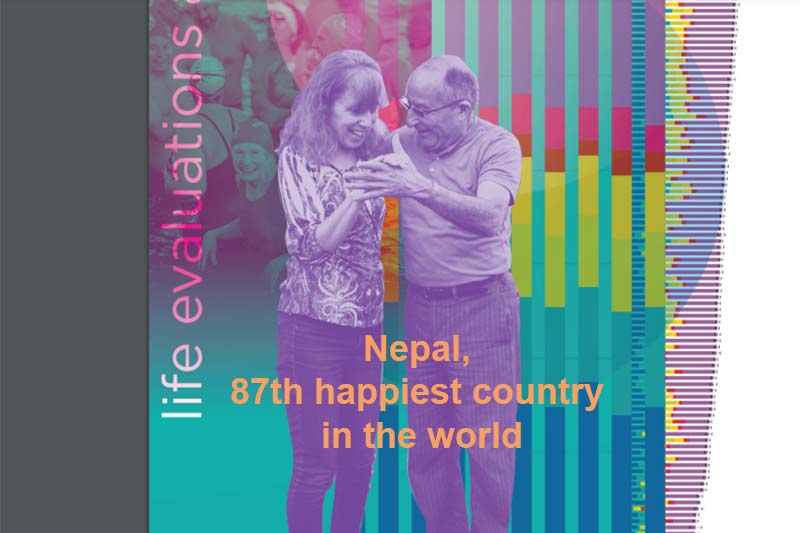 Nepal, 87th happiest country: UN report