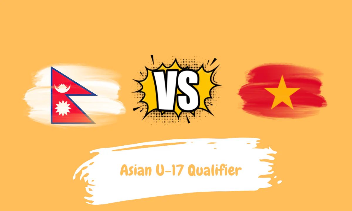 Nepal playing against Vietnam in AFC U-17 Asian Cup Qualifier today