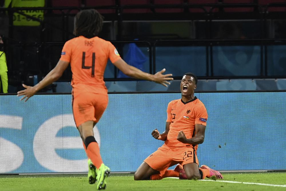 Netherlands tops Ukraine 3-2 at Euro 2020