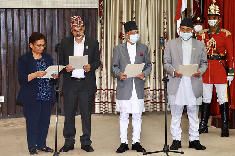 Four newly appointed ministers sworn in