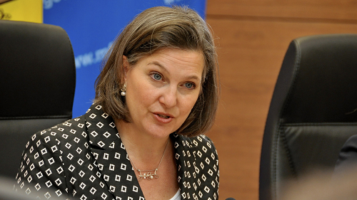 US Under Secretary of State Nuland in Nepal