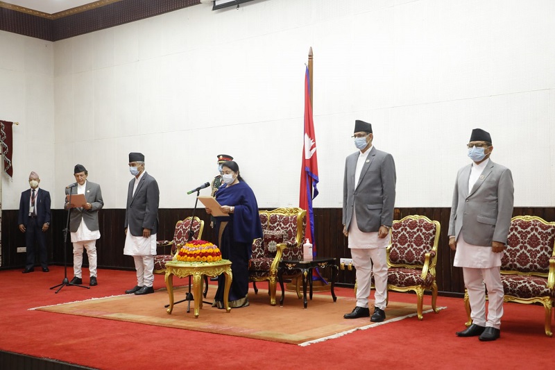 NC’s Khadka sworn-in as Foreign Minister