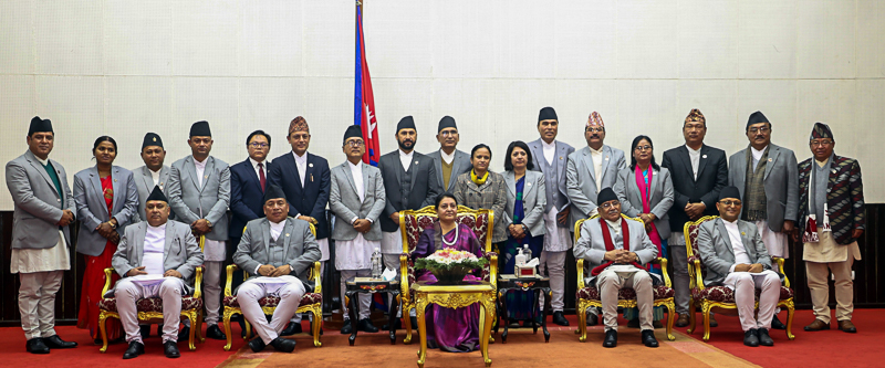 Newly appointed ministers assume office