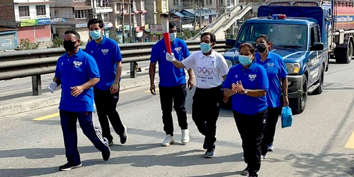 Nepal marks Olympic Day with torch relay