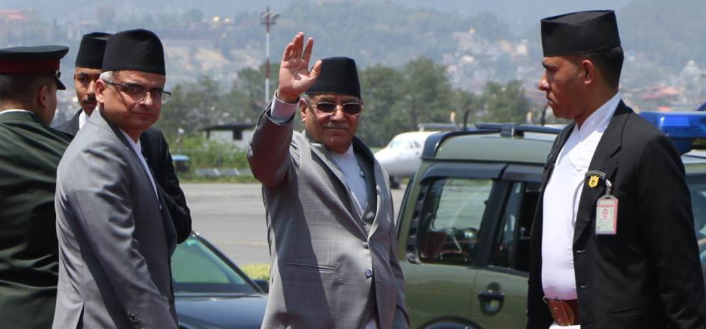 PM arrive Khaptad to inaugurate Spiritual Conclave