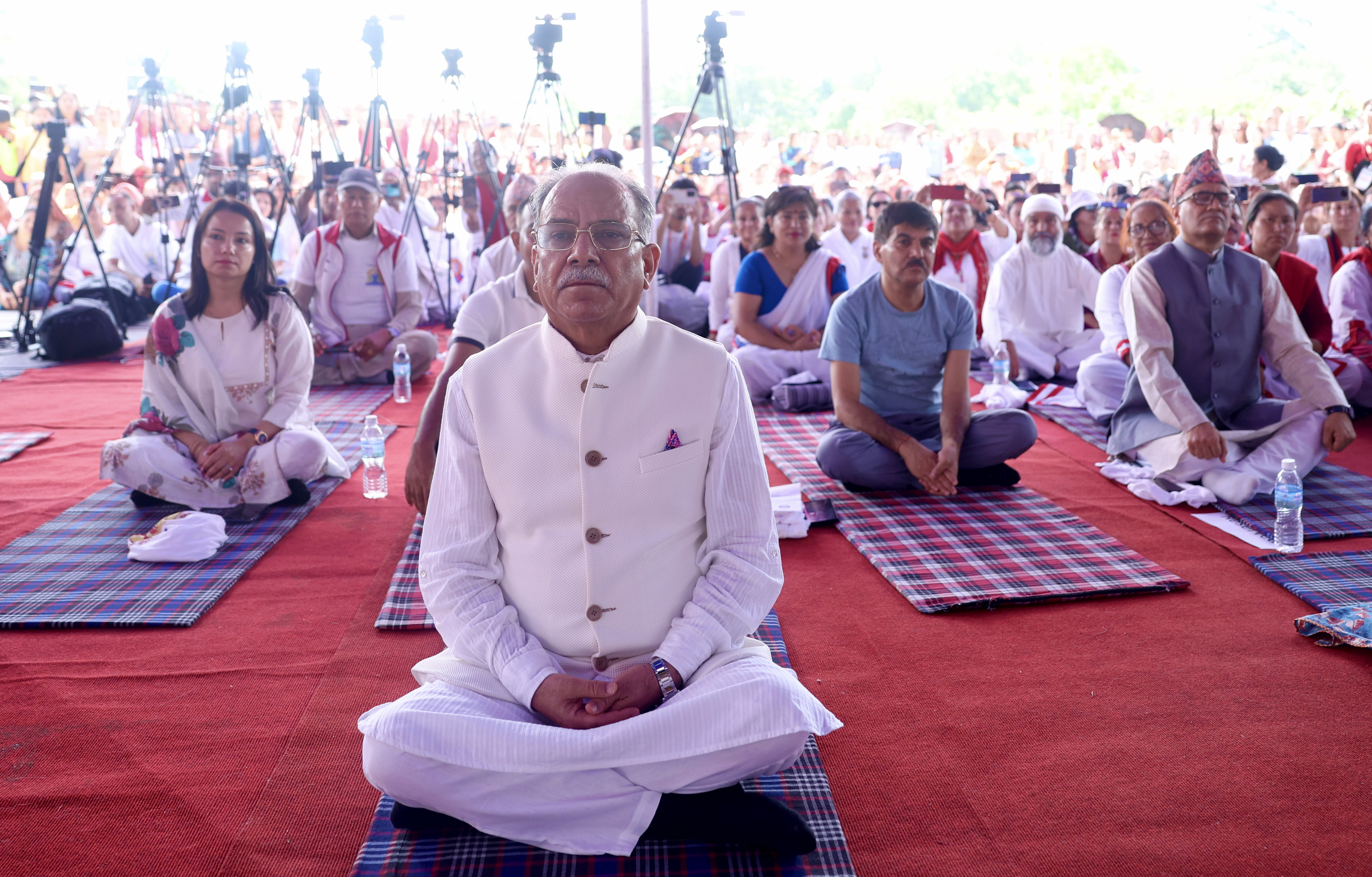 Nepal is a beautiful land of Yoga practice: PM Dahal