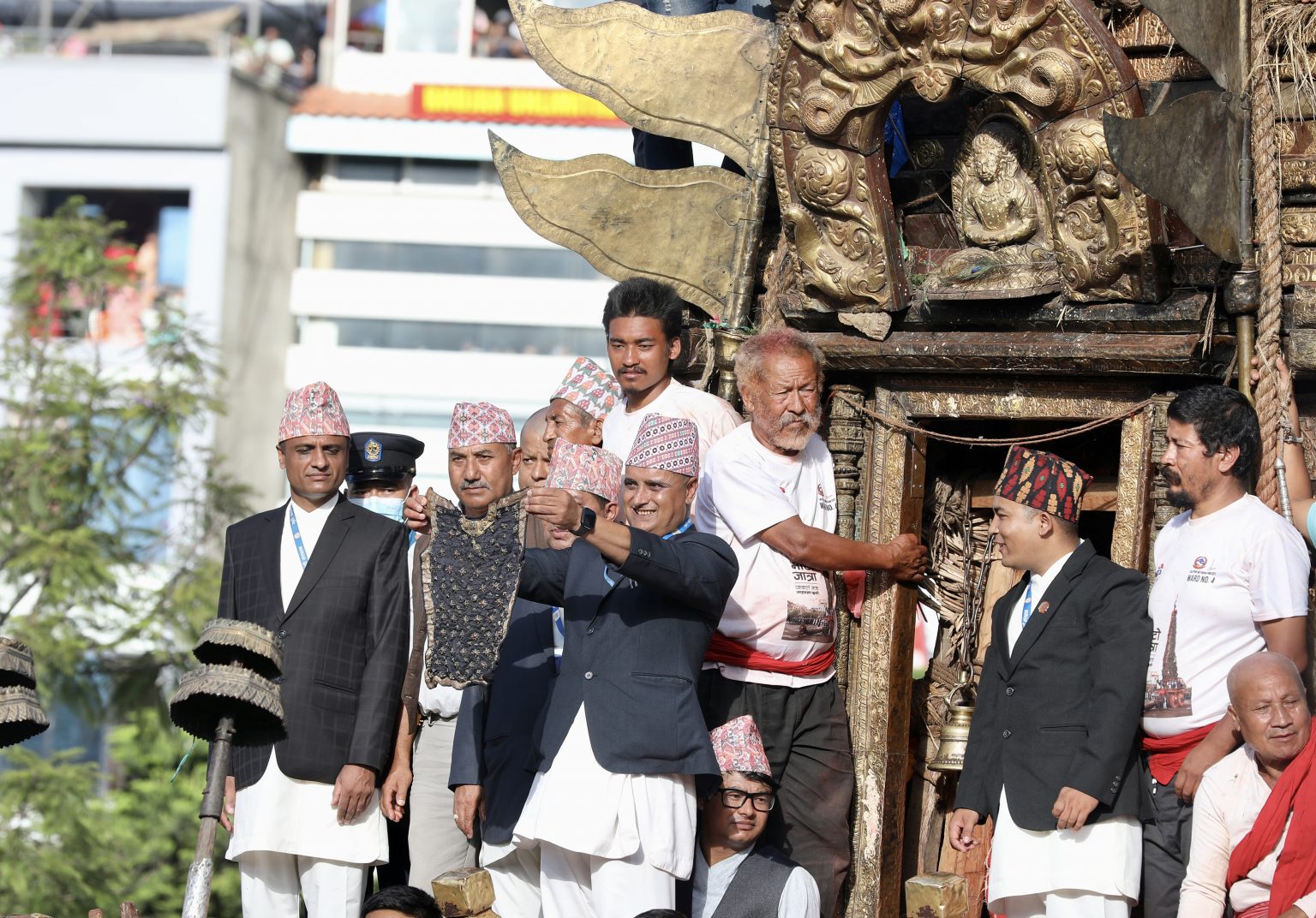 President Paudel observes bhoto jatra