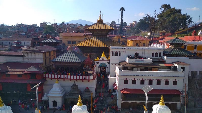 Golden jalahari installed in Pashupatinath temple