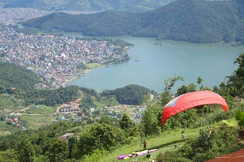 Paragliding in Pokhara