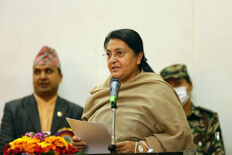 Prez Bhandari issues seven ordinances