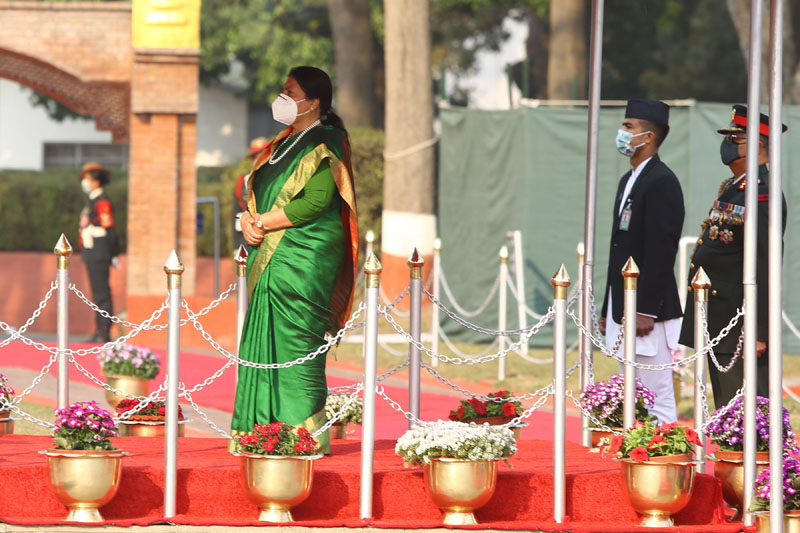 President Bhandari to honour 452 people on New Year’s Day