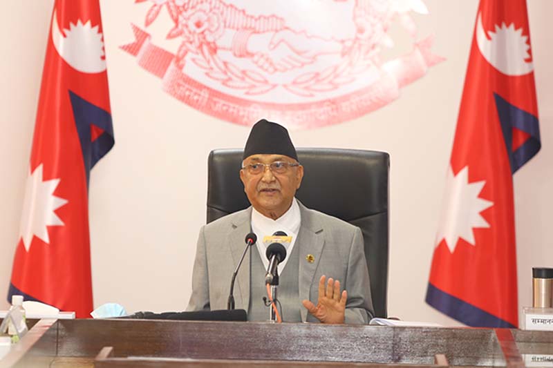 PM Oli given charge of seven additional ministries