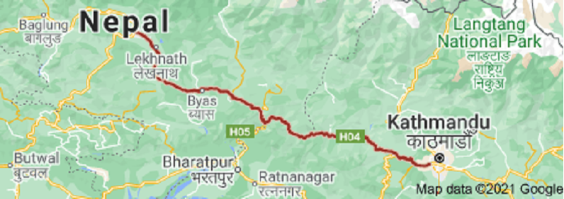 Prithvi Highway obstructed in several places