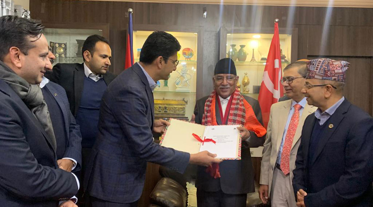 CNI office-bearers meet PM Dahal