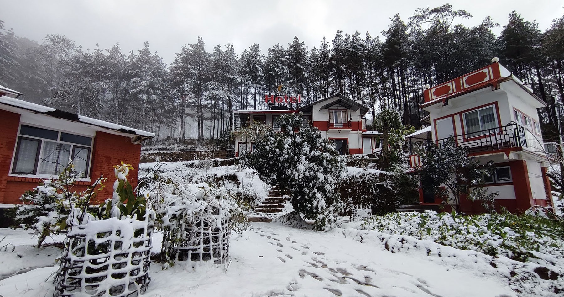 In pics: Snowfall throughout Nepal