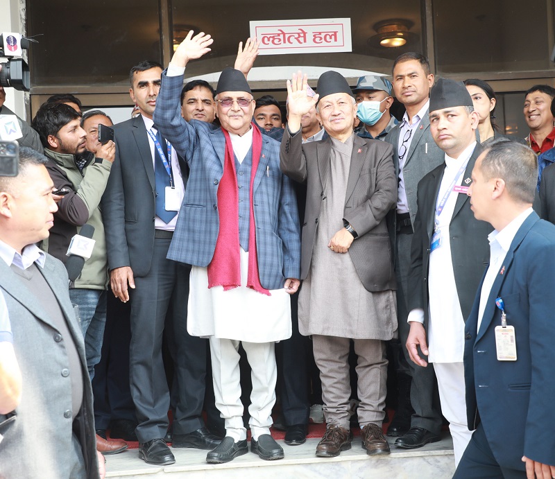 Alcohol intolerable in UML, Oli says