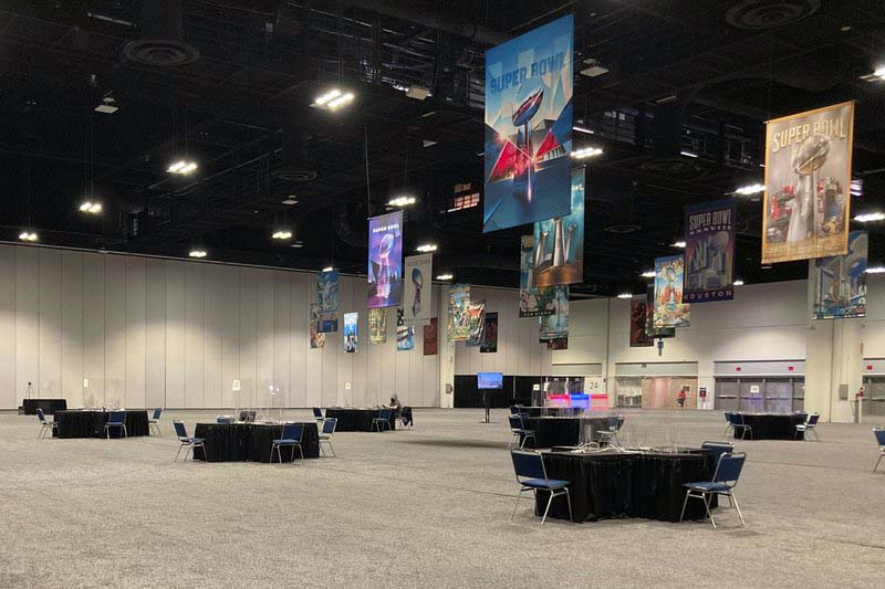 Quieter Radio Row at Super Bowl still had success