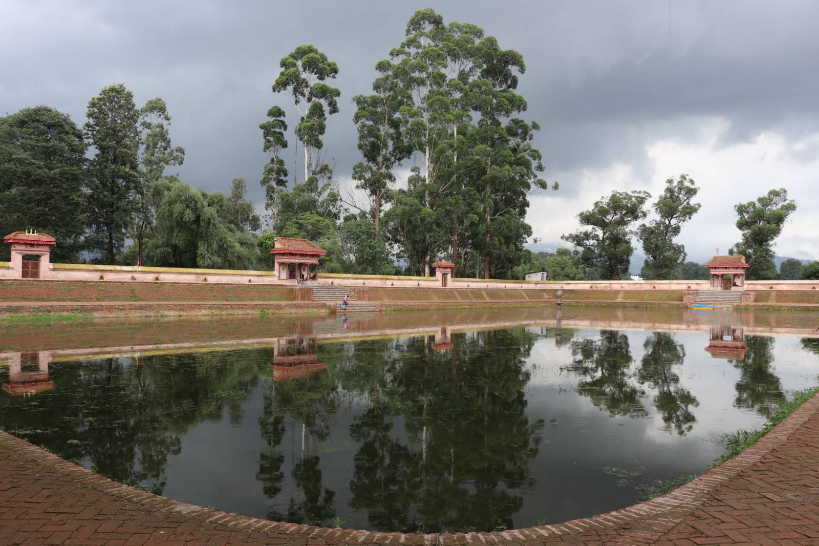 Delightful view of Ranipokhari of Bhaktapur