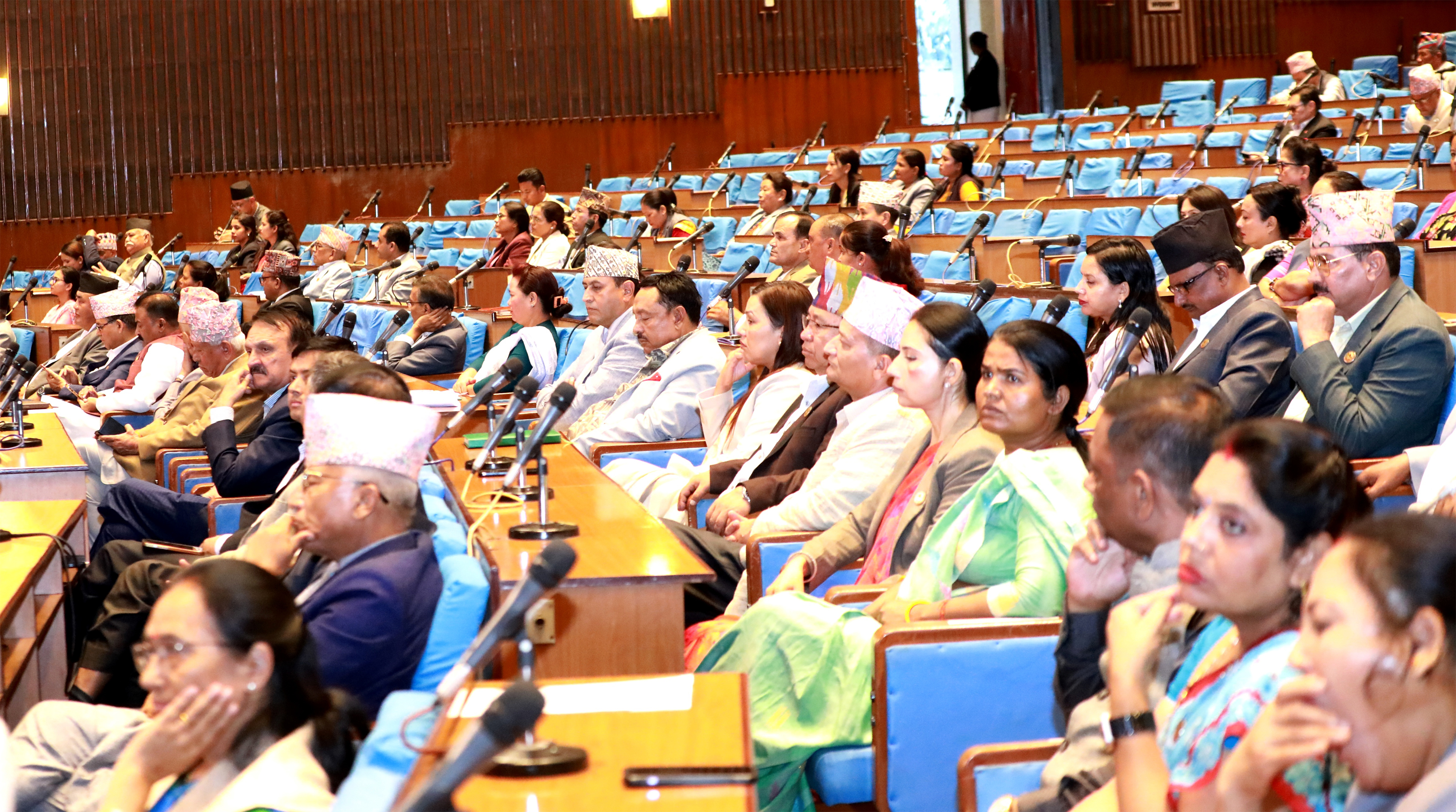 End of the current session of the Parliament by the President