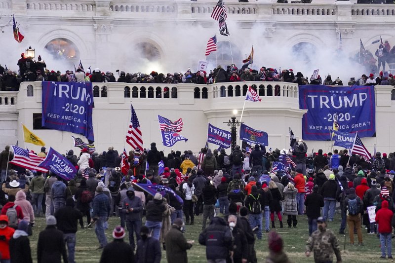 Man charged in Capitol riot had a Hitler mustache