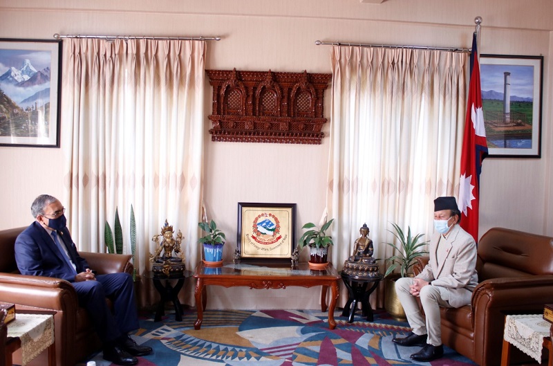 SAARC SG calls on Foreign Minister Khadka